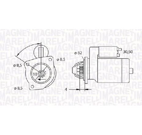 Starter MAGNETI MARELLI 063523625010</br>Piesa auto pentru Sistem pornire Starter MAGNETI MARELLI 063523625010</br>Piesa auto pentru Sistem pornire