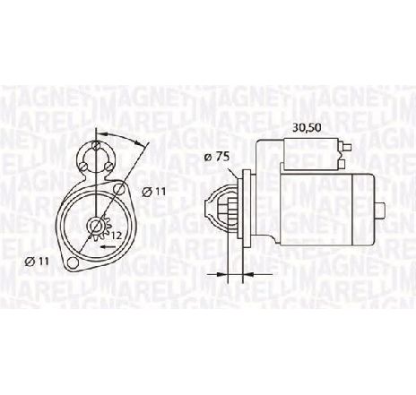 Starter MAGNETI MARELLI 063523627010</br>Piesa auto pentru Sistem pornire Starter MAGNETI MARELLI 063523627010</br>Piesa auto pentru Sistem pornire