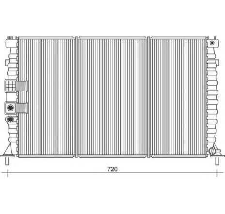 Radiator, racire motor MAGNETI MARELLI 350213107400</br>Piesa auto pentru Radiator racire apa/ ulei Radiator, racire motor MAGNETI MARELLI 350213107400</br>Piesa auto pentru Radiator racire apa/ ulei