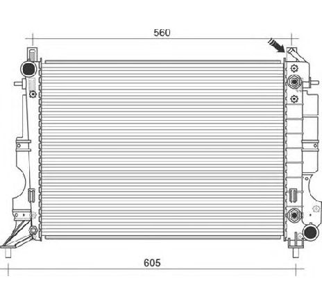 Radiator, racire motor MAGNETI MARELLI 350213114300</br>Piesa auto pentru Radiator racire apa/ ulei Radiator, racire motor MAGNETI MARELLI 350213114300</br>Piesa auto pentru Radiator racire apa/ ulei