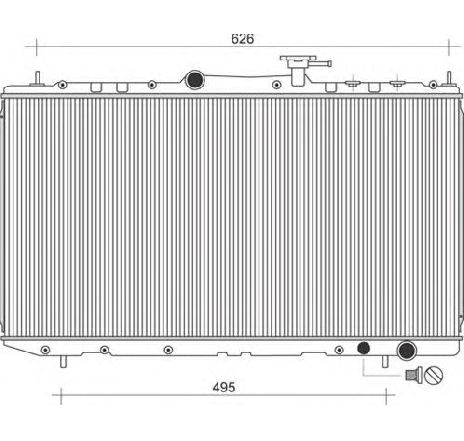 Radiator, racire motor MAGNETI MARELLI 350213116300</br>Piesa auto pentru Radiator racire apa/ ulei Radiator, racire motor MAGNETI MARELLI 350213116300</br>Piesa auto pentru Radiator racire apa/ ulei