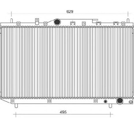 Radiator, racire motor MAGNETI MARELLI 350213116700</br>Piesa auto pentru Radiator racire apa/ ulei Radiator, racire motor MAGNETI MARELLI 350213116700</br>Piesa auto pentru Radiator racire apa/ ulei