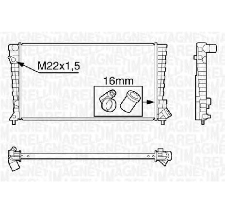 Radiator, racire motor MAGNETI MARELLI 350213118200</br>Piesa auto pentru Radiator racire apa/ ulei Radiator, racire motor MAGNETI MARELLI 350213118200</br>Piesa auto pentru Radiator racire apa/ ulei
