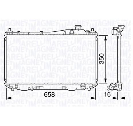 Radiator, racire motor MAGNETI MARELLI 350213133000</br>Piesa auto pentru Radiator racire apa/ ulei Radiator, racire motor MAGNETI MARELLI 350213133000</br>Piesa auto pentru Radiator racire apa/ ulei