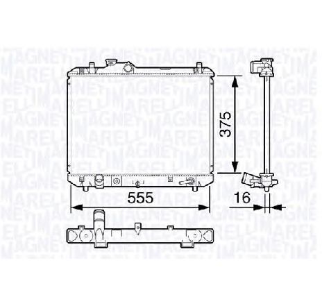 Radiator, racire motor MAGNETI MARELLI 350213136200</br>Piesa auto pentru Radiator racire apa/ ulei Radiator, racire motor MAGNETI MARELLI 350213136200</br>Piesa auto pentru Radiator racire apa/ ulei