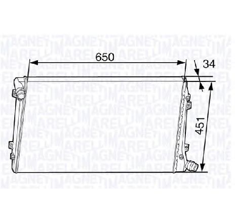 Radiator, racire motor MAGNETI MARELLI 350213143700</br>Piesa auto pentru Radiator racire apa/ ulei Radiator, racire motor MAGNETI MARELLI 350213143700</br>Piesa auto pentru Radiator racire apa/ ulei