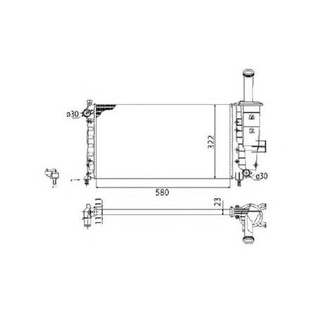 Radiator, racire motor MAGNETI MARELLI 350213173003</br>Piesa auto pentru Radiator racire apa/ ulei Radiator, racire motor MAGNETI MARELLI 350213173003</br>Piesa auto pentru Radiator racire apa/ ulei