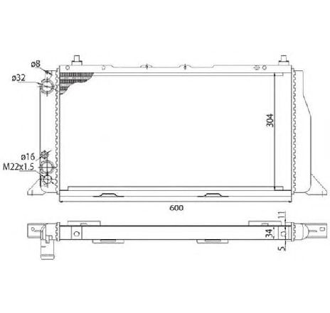 Radiator, racire motor MAGNETI MARELLI 350213406003</br>Piesa auto pentru Radiator racire apa/ ulei Radiator, racire motor MAGNETI MARELLI 350213406003</br>Piesa auto pentru Radiator racire apa/ ulei
