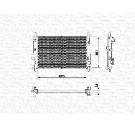 Radiator, racire motor MAGNETI MARELLI 350213510000</br>Piesa auto pentru Radiator racire apa/ ulei Radiator, racire motor MAGNETI MARELLI 350213510000</br>Piesa auto pentru Radiator racire apa/ ulei
