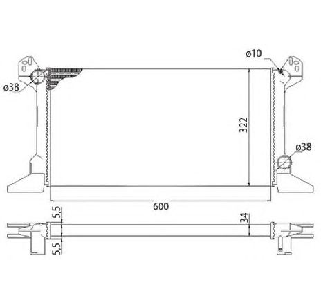 Radiator, racire motor MAGNETI MARELLI 350213513003</br>Piesa auto pentru Radiator racire apa/ ulei Radiator, racire motor MAGNETI MARELLI 350213513003</br>Piesa auto pentru Radiator racire apa/ ulei