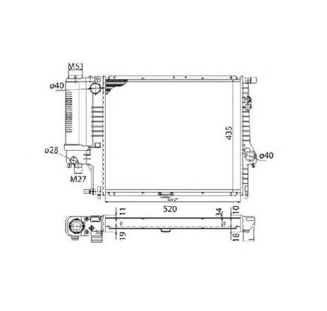 Radiator, racire motor MAGNETI MARELLI 350213693003</br>Piesa auto pentru Radiator racire apa/ ulei Radiator, racire motor MAGNETI MARELLI 350213693003</br>Piesa auto pentru Radiator racire apa/ ulei