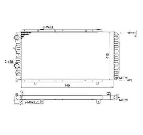 Radiator, racire motor MAGNETI MARELLI 350213707003</br>Piesa auto pentru Radiator racire apa/ ulei Radiator, racire motor MAGNETI MARELLI 350213707003</br>Piesa auto pentru Radiator racire apa/ ulei