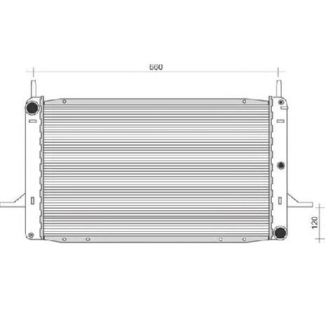Radiator, racire motor MAGNETI MARELLI 350213907000 Radiator, racire motor MAGNETI MARELLI 350213907000