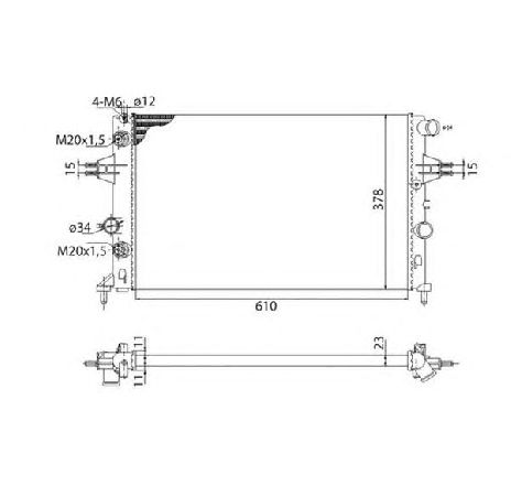 Radiator, racire motor MAGNETI MARELLI 350213961003</br>Piesa auto pentru Radiator racire apa/ ulei Radiator, racire motor MAGNETI MARELLI 350213961003</br>Piesa auto pentru Radiator racire apa/ ulei