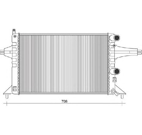 Radiator, racire motor MAGNETI MARELLI 350213966000 Radiator, racire motor MAGNETI MARELLI 350213966000
