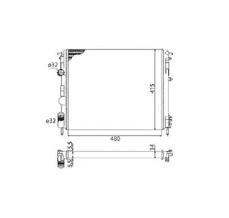 Radiator, racire motor MAGNETI MARELLI 350213991003</br>Piesa auto pentru Radiator racire apa/ ulei Radiator, racire motor MAGNETI MARELLI 350213991003</br>Piesa auto pentru Radiator racire apa/ ulei