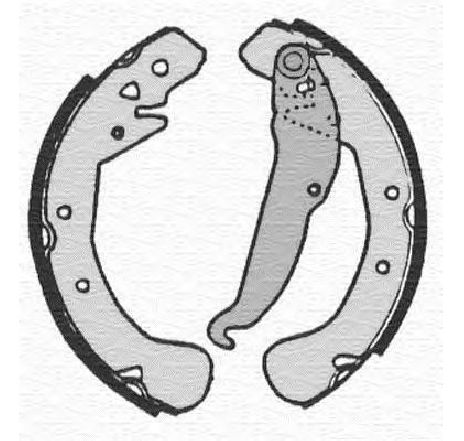 Sabot frana MAGNETI MARELLI 360219192187</br>Piesa auto pentru Frana tambur Sabot frana MAGNETI MARELLI 360219192187</br>Piesa auto pentru Frana tambur