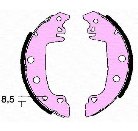 Sabot frana MAGNETI MARELLI 360219196142</br>Piesa auto pentru Frana tambur Sabot frana MAGNETI MARELLI 360219196142</br>Piesa auto pentru Frana tambur