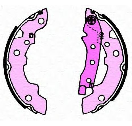 Sabot frana MAGNETI MARELLI 360219196217</br>Piesa auto pentru Frana tambur Sabot frana MAGNETI MARELLI 360219196217</br>Piesa auto pentru Frana tambur