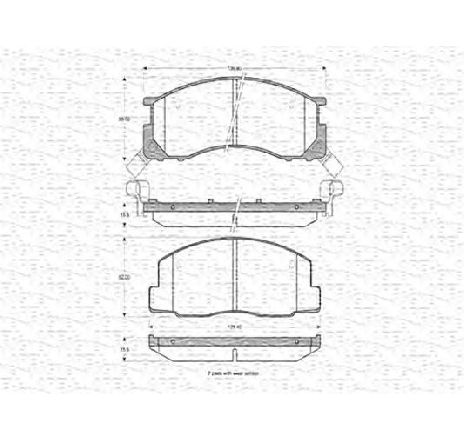 Set placute frana,frana disc MAGNETI MARELLI 363702160747 Set placute frana,frana disc MAGNETI MARELLI 363702160747