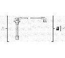 Set cablaj aprinder MAGNETI MARELLI 941318111172</br>Piesa auto pentru Aprindere scanteie/incandescenta