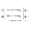 Set cablaj aprinder MAGNETI MARELLI 941318111185</br>Piesa auto pentru Aprindere scanteie/incandescenta