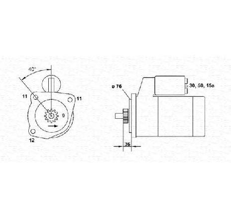 Starter MAGNETI MARELLI 943251671010</br>Piesa auto pentru Sistem pornire Starter MAGNETI MARELLI 943251671010</br>Piesa auto pentru Sistem pornire