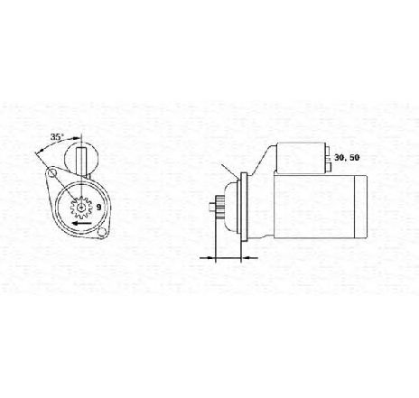 Starter MAGNETI MARELLI 943253219010 Starter MAGNETI MARELLI 943253219010