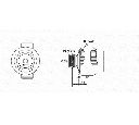 Generator / Alternator MAGNETI MARELLI 943355196010</br>Piesa auto pentru Generator /Alternator / Elemente